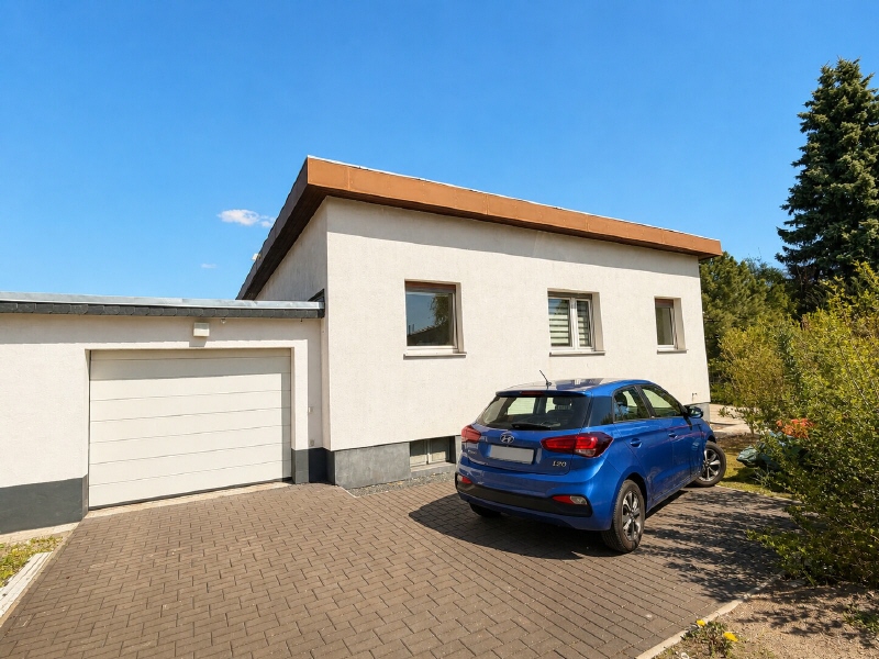 Vorderansicht - vorderes Haus